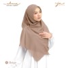 Jilbab Afra Voal Polos - Water Repellent - JAFR - Almaa' 07 Beige